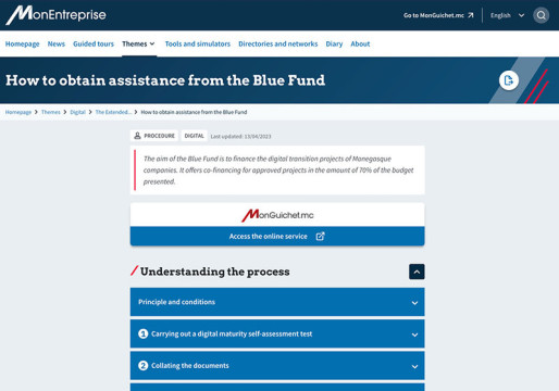 Le Fonds Bleu, la relance par le numérique continue