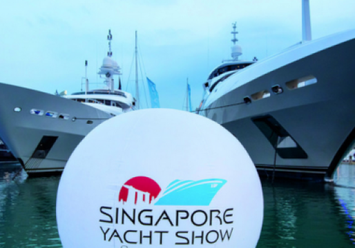 Opération promotion au Singapore Yacht Show