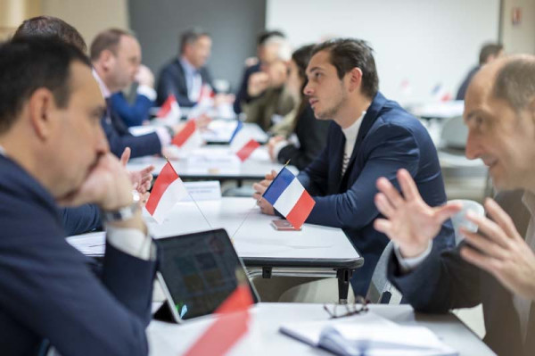 Une soixantaine d’entretiens ont eu lieu durant la session de rendez-vous individuels ciblés entre entrepreneurs des deux chambres de commerce.
