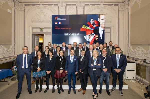 La délégation monégasque au complet lors du forum économique organisé en collaboration avec la CCI Paris Ile-de-France.